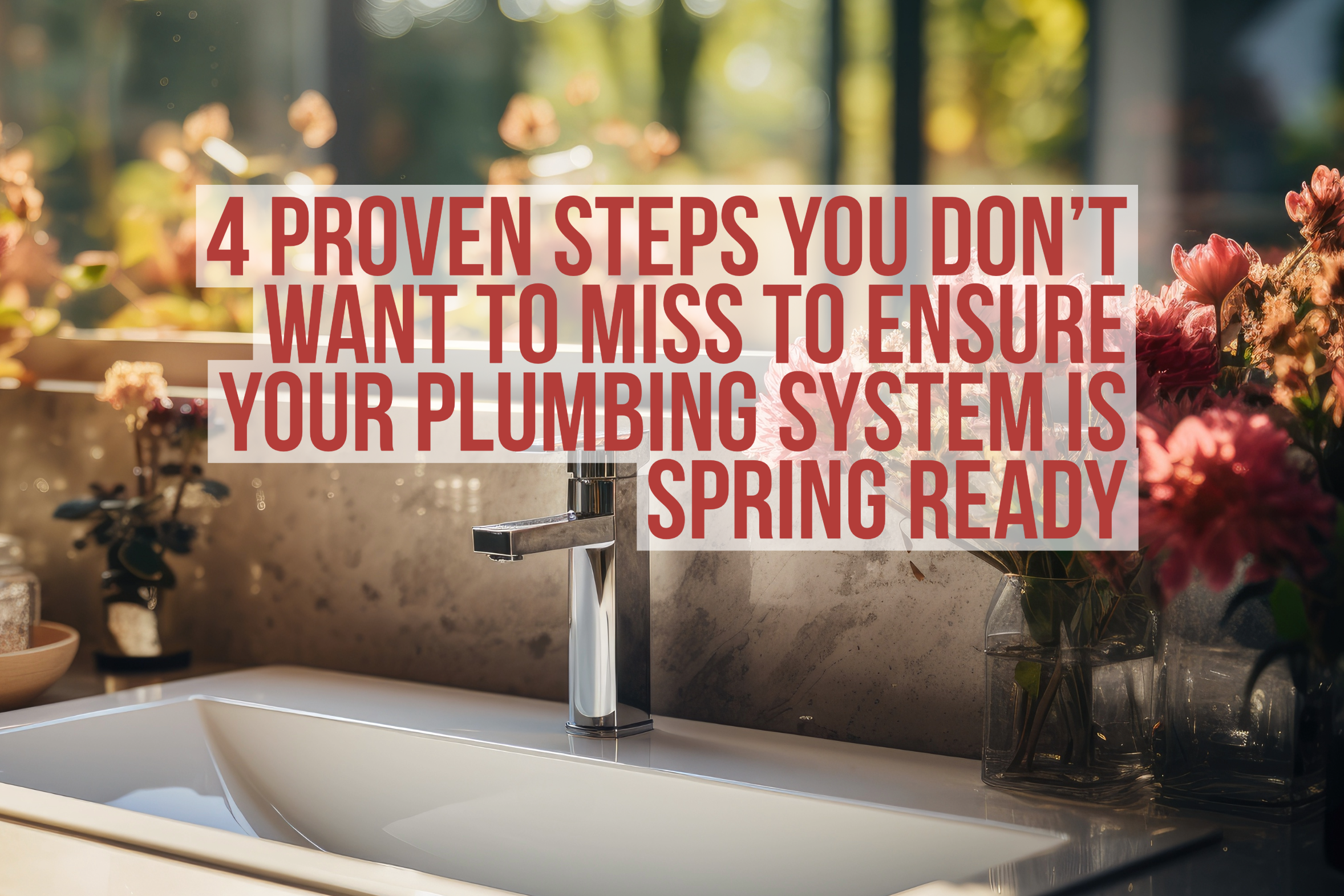 Steps to getting your plumbing system spring ready!